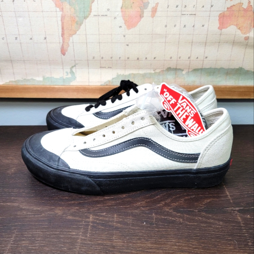 BRAND NEW Vans Old Skool Black/ Beige Men's Size 7.5 Women's Size 9.0